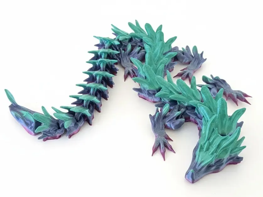 Articulated Dragon 18" Long (Red)