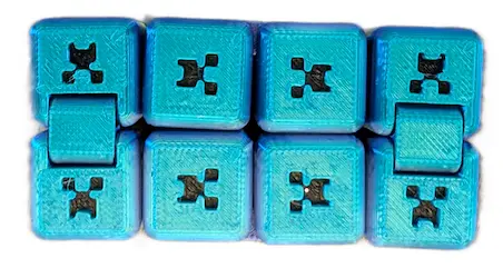 Minecraft Infinity Cube Fidget (Multicolor (Rainbow))