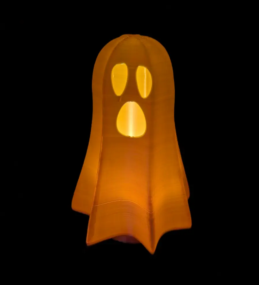 Halloween Ghost w/LED (white)